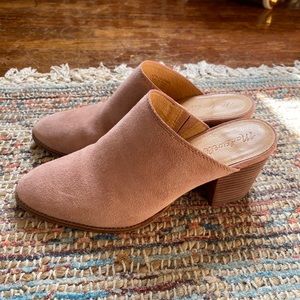 Madewell Pink Mules